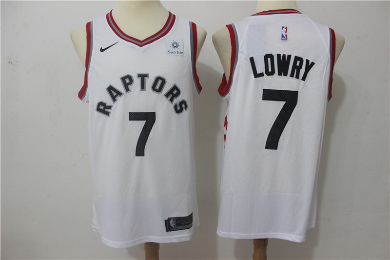 2019 Men Toronto Raptors #7 Lowry white Game Nike NBA Jerseys->women nfl jersey->Women Jersey